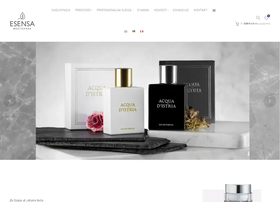 Esensa mediterana web shop